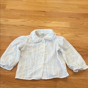 Vintage Health-Tex White girls 2T with Lace Collar